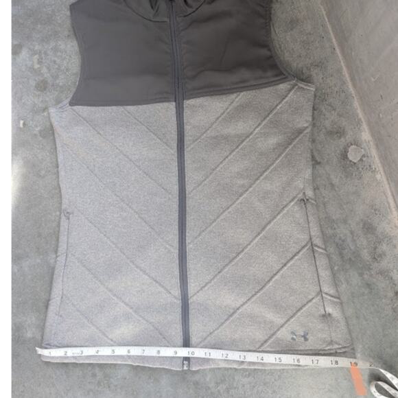 Under Armour Cold Gear Vest Storm 1 Women's Size Small Gray Water Resistant Gorp - Picture 10 of 10